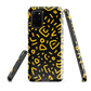 Retro scribbles phone case | Bold retro design NZ