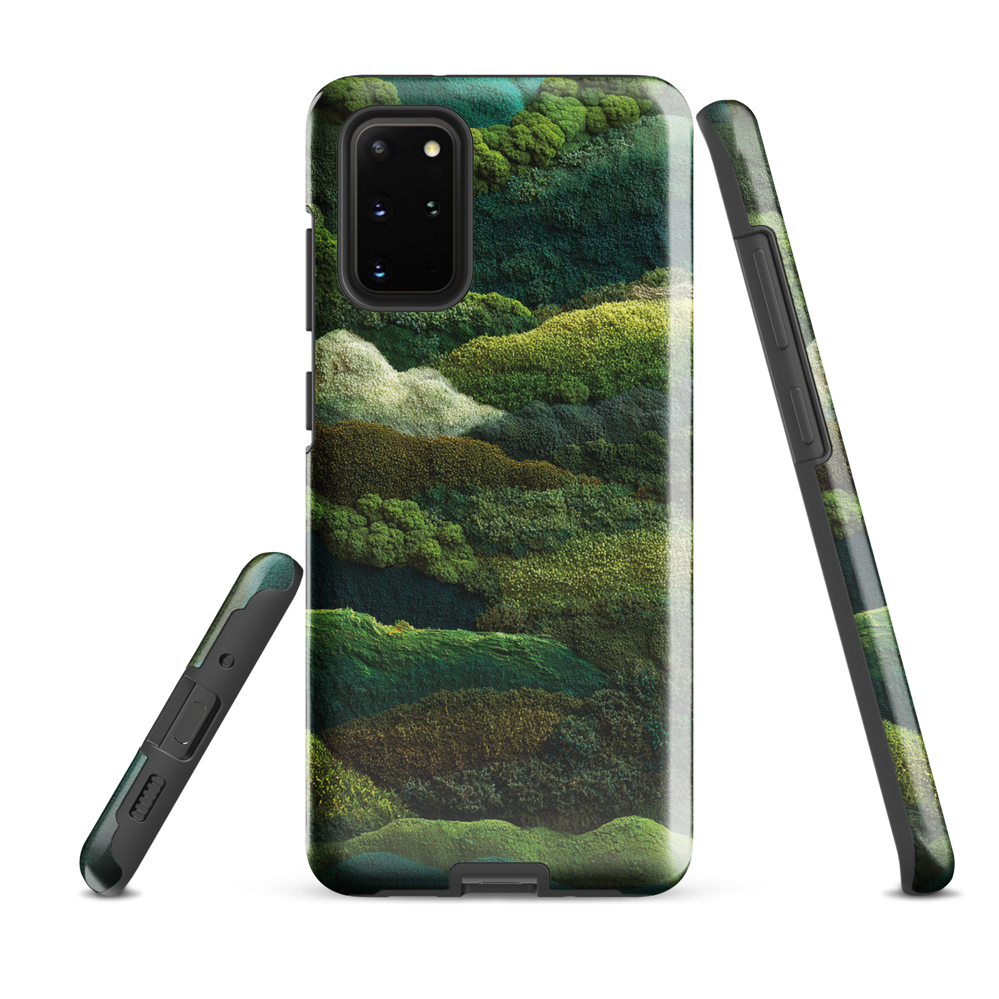 Verdant layers phone case | Abstract green design NZ
