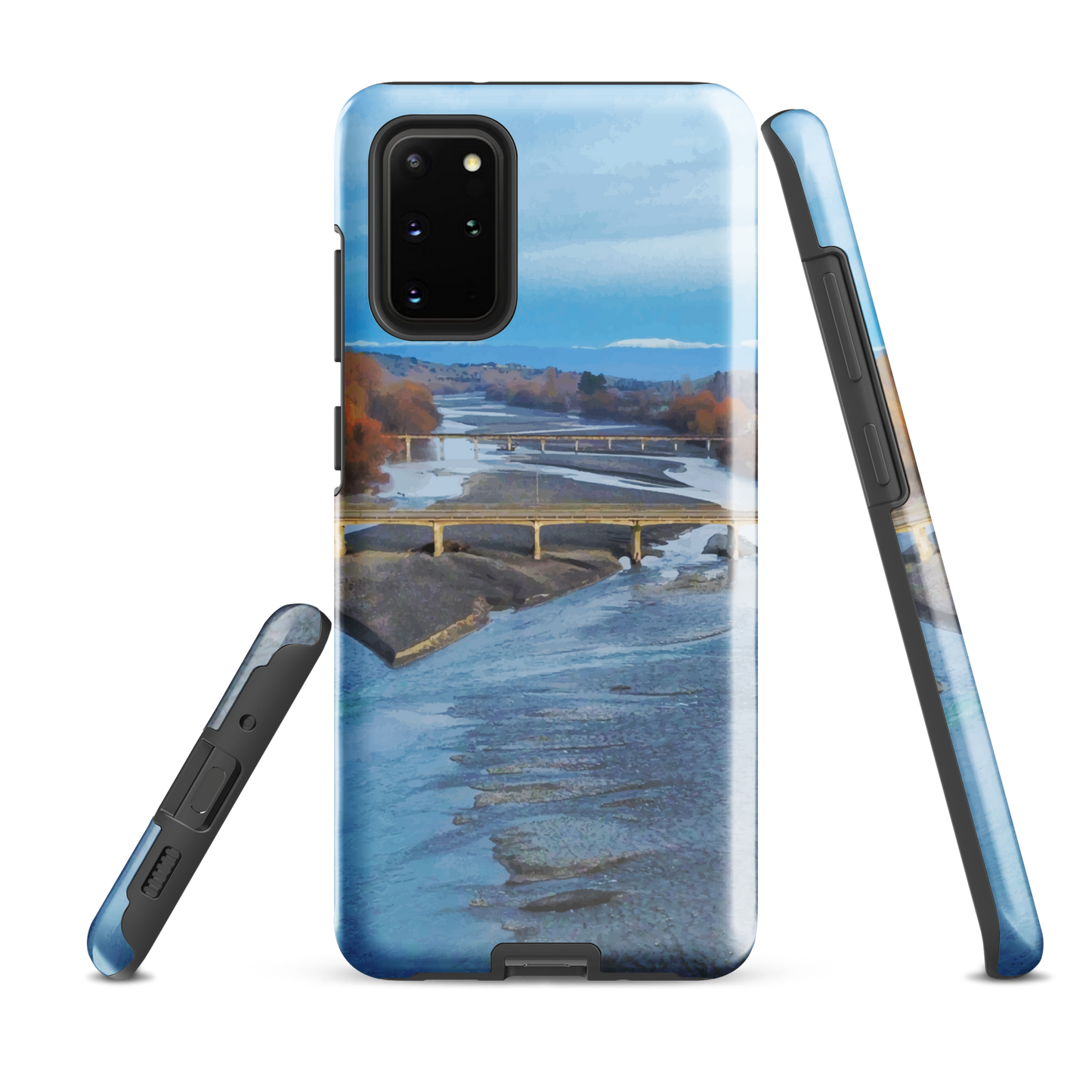 'Ruahine' Samsung Galaxy S20 Plus tough phone case - protective glossy case NZ Australia