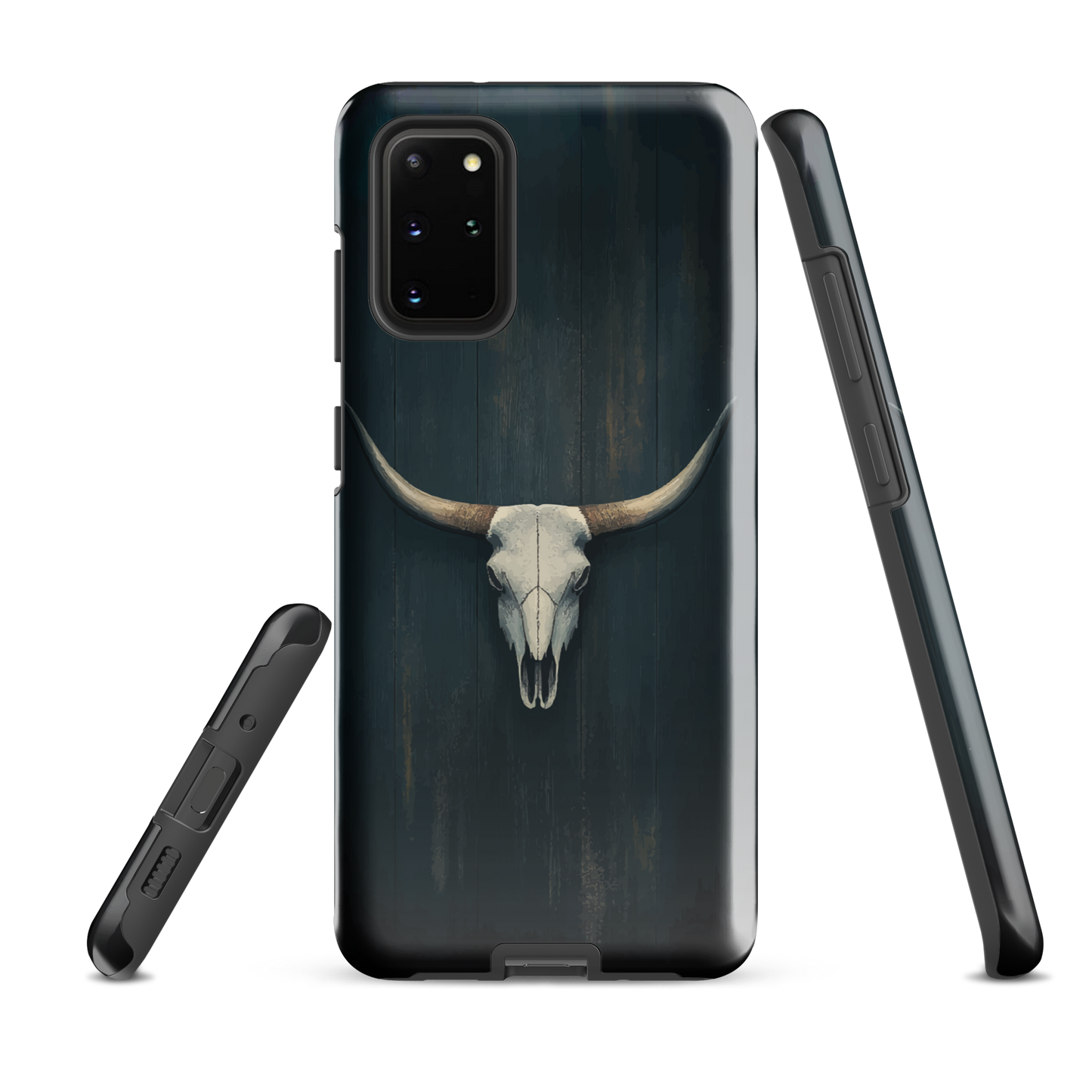 'Longhorn' Samsung Galaxy S20 Plus tough phone case - protective glossy case NZ Australia