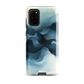 A calming abstract landscape phone case inspired by quiet valleys and soft blue tones.