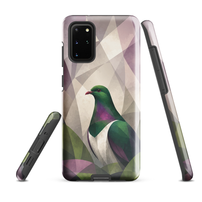 'Kererū' Samsung Galaxy S20 Plus tough case - protective glossy case NZ Australia