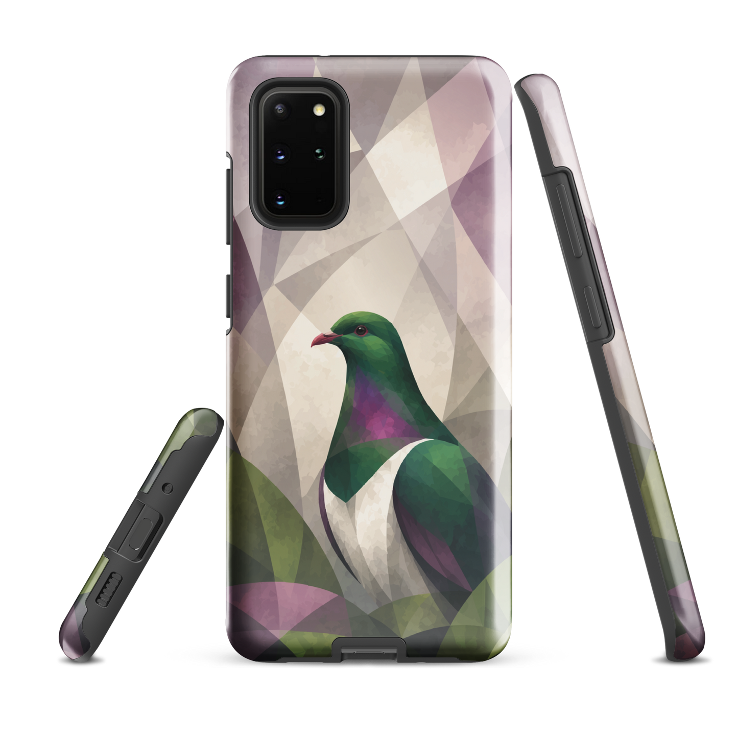 'Kererū' Samsung Galaxy S20 Plus tough case - protective glossy case NZ Australia