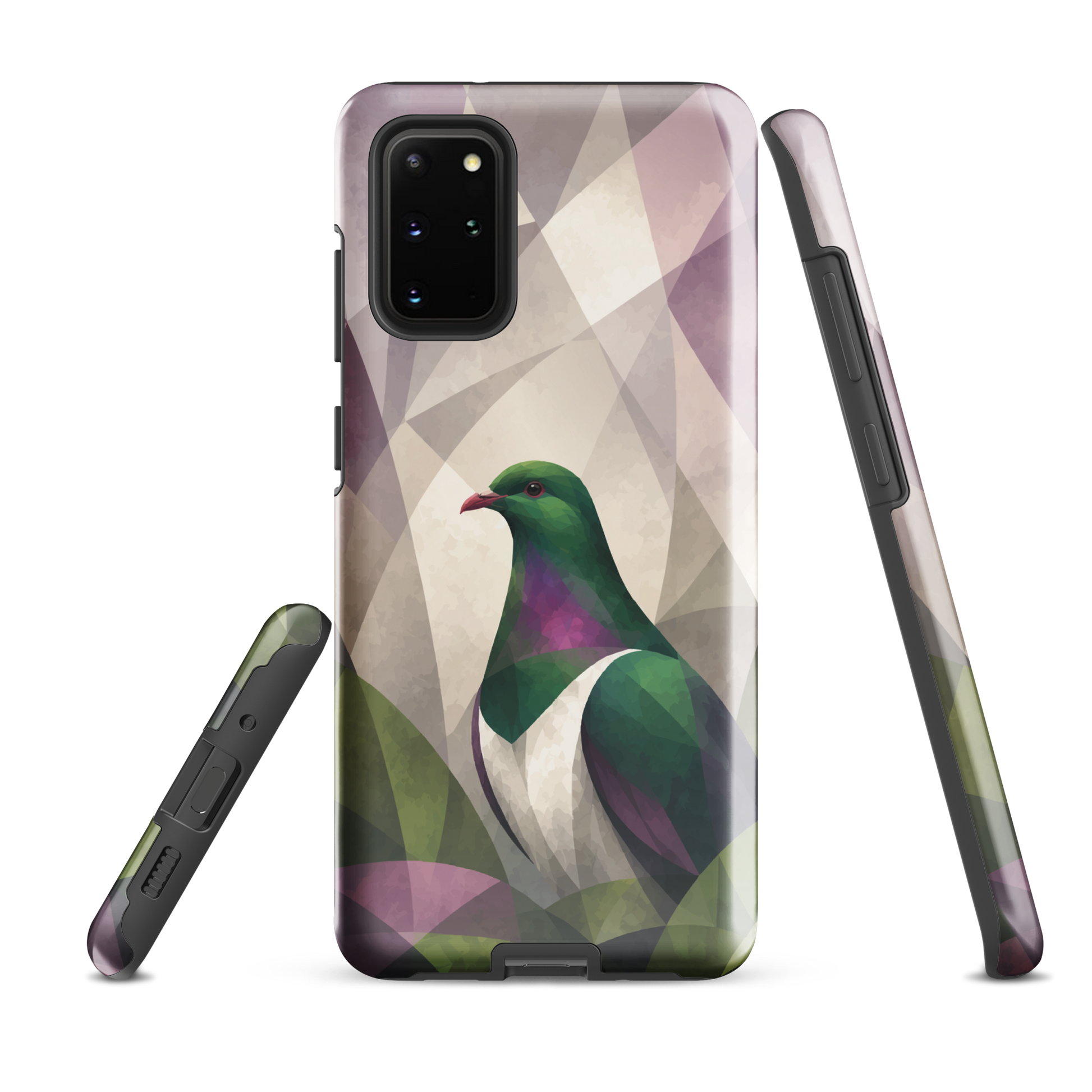 'Kererū' Samsung Galaxy S20 Plus tough case - protective glossy case NZ Australia