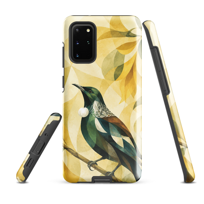 'Tūī' Samsung Galaxy S20 Plus tough case - protective glossy case NZ Australia