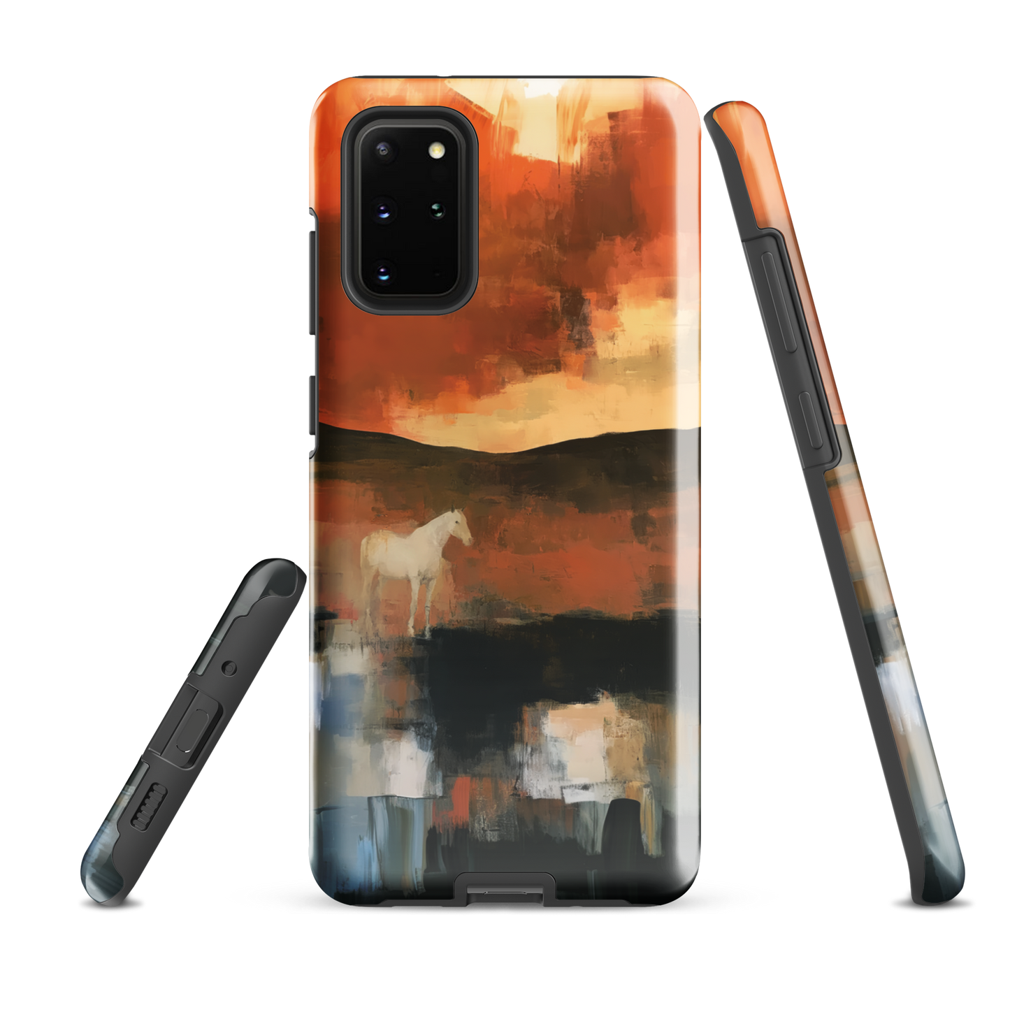 'Ember Fields' Samsung Galaxy S20 Plus tough phone case - protective glossy case NZ Australia