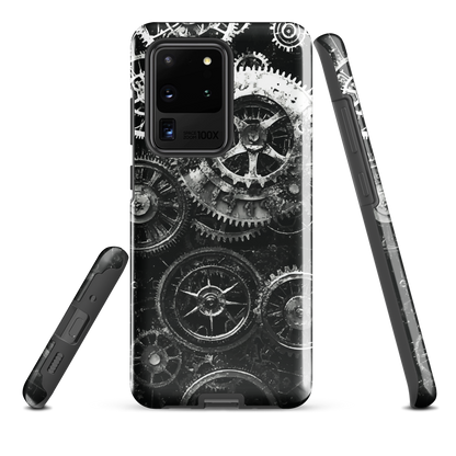 'Clockwork' Samsung Galaxy S20 Ultra tough phone case - protective glossy case NZ Australia