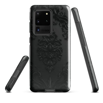 'Obsidian' Samsung Galaxy S20 Ultra tough phone case - protective glossy case NZ Australia