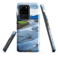 Waiohine phone case featuring artwork of New Zealand’s braided riverbed landscape in the Wairarapa.