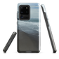 Phone case with a scenic photo of Riversdale Beach and ocean waves.