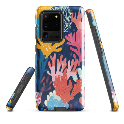 'Coral Reef' Samsung Galaxy S20 Ultra tough phone case - protective glossy case NZ Australia