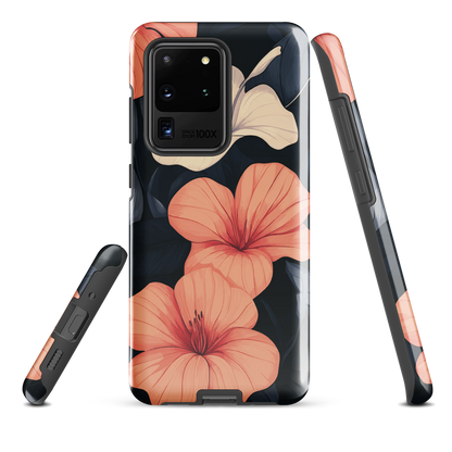 'Hibiscus Flower' Samsung Galaxy S20 Ultra tough phone case - protective glossy case NZ Australia