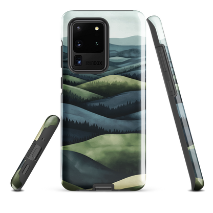 'Blue Mountains' Samsung Galaxy S20 Ultra tough phone case - protective glossy case NZ Australia