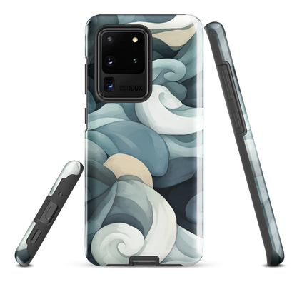 'Ebb and Flow' Samsung Galaxy S20 Ultra tough phone case - protective glossy case NZ Australia