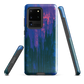 Digital Glitch Samsung case. This striking artwork features a dynamic distortion effect that mimics the visual chaos of a digital malfunction—glitchy lines, vibrant streaks, and pixel-like patterns merge into a futuristic aesthetic. It’s a perfect blend of modern design and edgy street style.