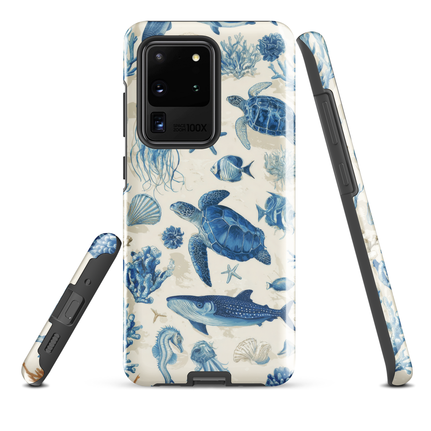 'Ocean Sketchbook' Samsung Galaxy S20 Ultra tough phone case - protective glossy case NZ Australia