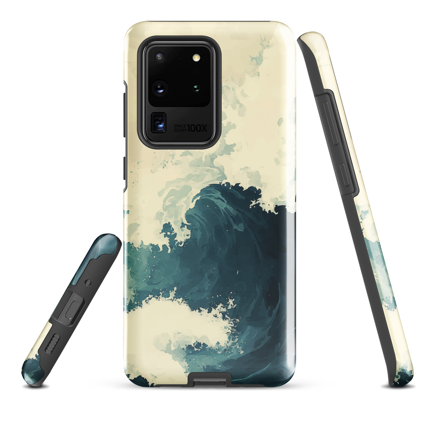 'Rising Swell' Samsung Galaxy S20 Ultra tough phone case - protective glossy case NZ Australia