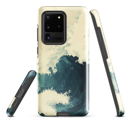 'Rising Swell' Samsung Galaxy S20 Ultra tough phone case - protective glossy case NZ Australia