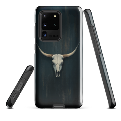 'Longhorn' Samsung Galaxy S20 Ultra tough phone case - protective glossy case NZ Australia