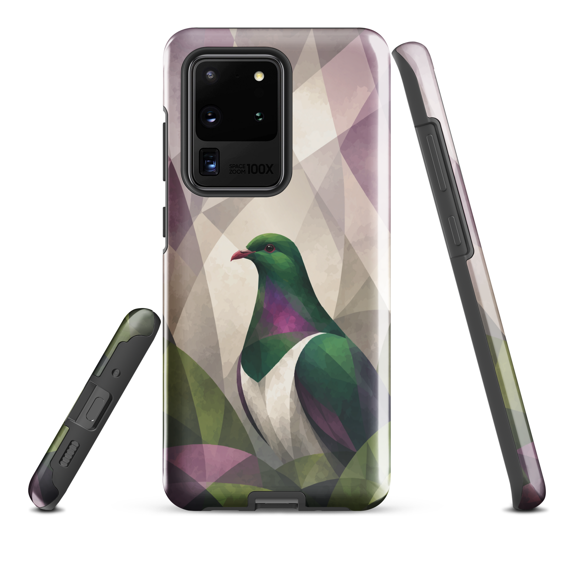 'Kererū' Samsung Galaxy S20 Ultra tough case - protective glossy case NZ Australia