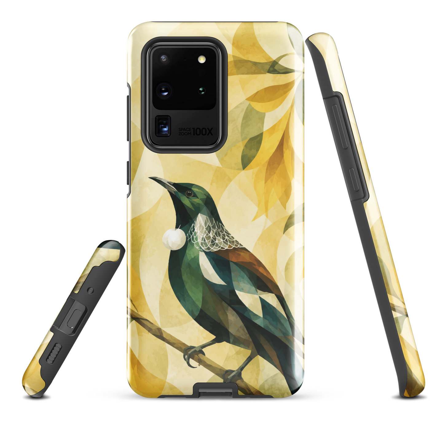 'Tūī' Samsung Galaxy S20 Ultra tough case - protective glossy case NZ Australia