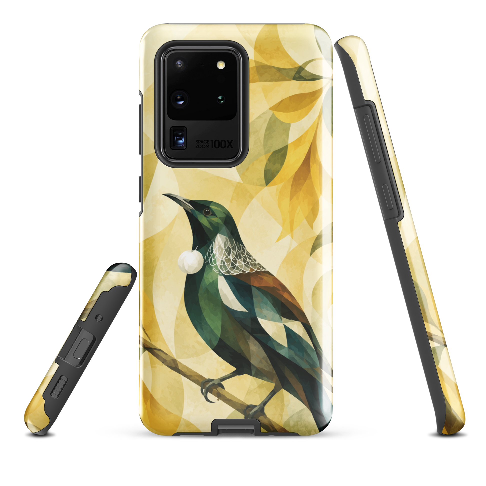 'Tūī' Samsung Galaxy S20 Ultra tough case - protective glossy case NZ Australia