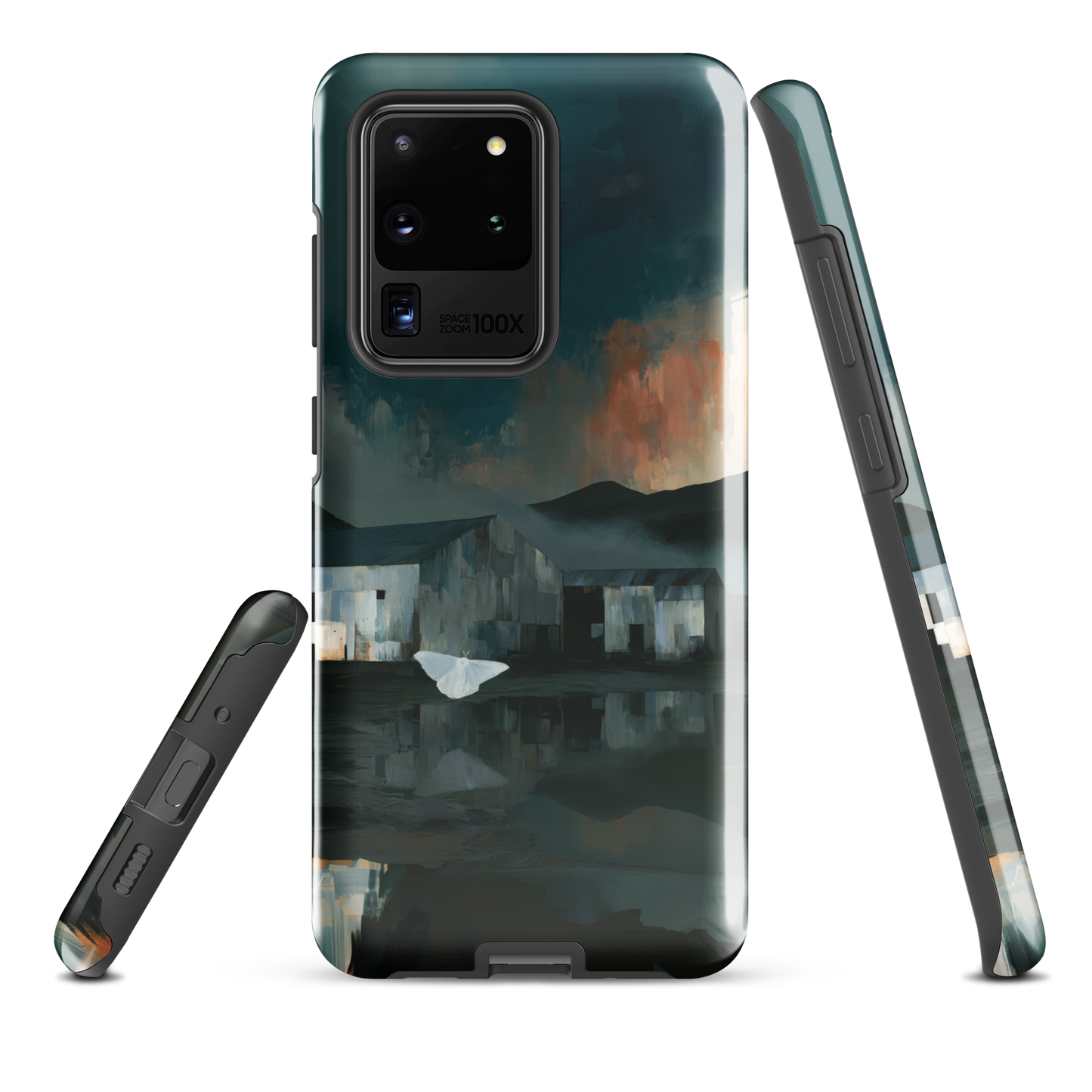'Evening Flight' Samsung Galaxy S20 Ultra tough phone case - protective glossy case NZ Australia