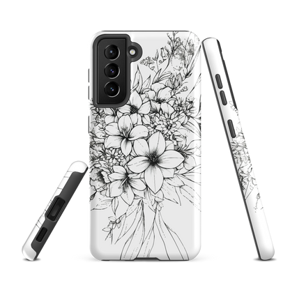 'Silhouette' Samsung Galaxy S21 FE tough phone case - protective glossy case NZ Australia