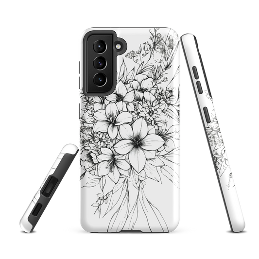 'Silhouette' Samsung Galaxy S21 FE tough phone case - protective glossy case NZ Australia