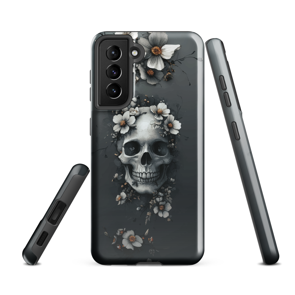 'Eternal Bloom' Samsung Galaxy S21 FE tough phone case - protective glossy case NZ Australia