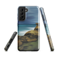 Castlepoint coastal phone case with cliffs, ocean and sky. New Zealand landscape art by designer Ben Hart.
