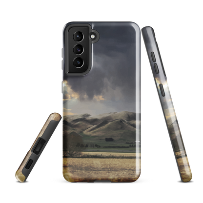 'Te Hauke' Samsung Galaxy S21 FE tough phone case - protective glossy case NZ Australia
