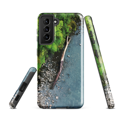 'Resting Place' Samsung Galaxy S21 FE tough phone case - protective glossy case NZ Australia