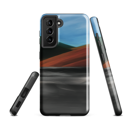 'Heat Wave' Samsung Galaxy S21 FE tough phone case - protective glossy case NZ Australia