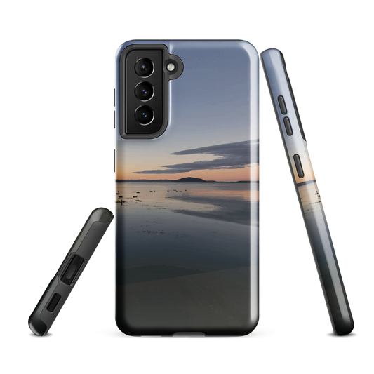 'Whispers on the Lake' Samsung Galaxy S21 FE tough phone case - protective glossy case NZ Australia