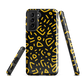 Retro scribbles phone case | Bold retro design NZ
