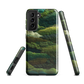 Verdant layers phone case | Abstract green design NZ