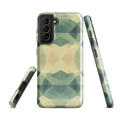 'Symmetry' Samsung Galaxy S21 FE tough phone case - protective glossy case NZ Australia