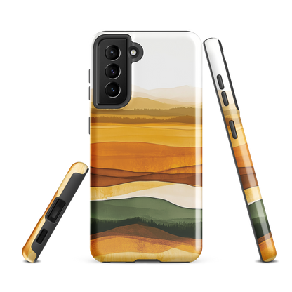 'Autumn' Samsung Galaxy S21 FE tough phone case - protective glossy case NZ Australia