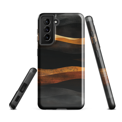 'Flow' Samsung Galaxy S21 FE tough phone case - protective glossy case NZ Australia