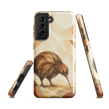 'Kiwi' Samsung Galaxy S21 FE tough case - protective glossy case NZ Australia