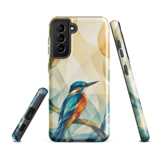 'Kotare' Samsung Galaxy S21 FE tough phone case - protective glossy case NZ Australia