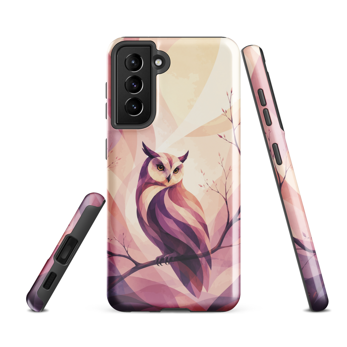 'Ruru' Samsung Galaxy S21 FE tough case - protective glossy case NZ Australia