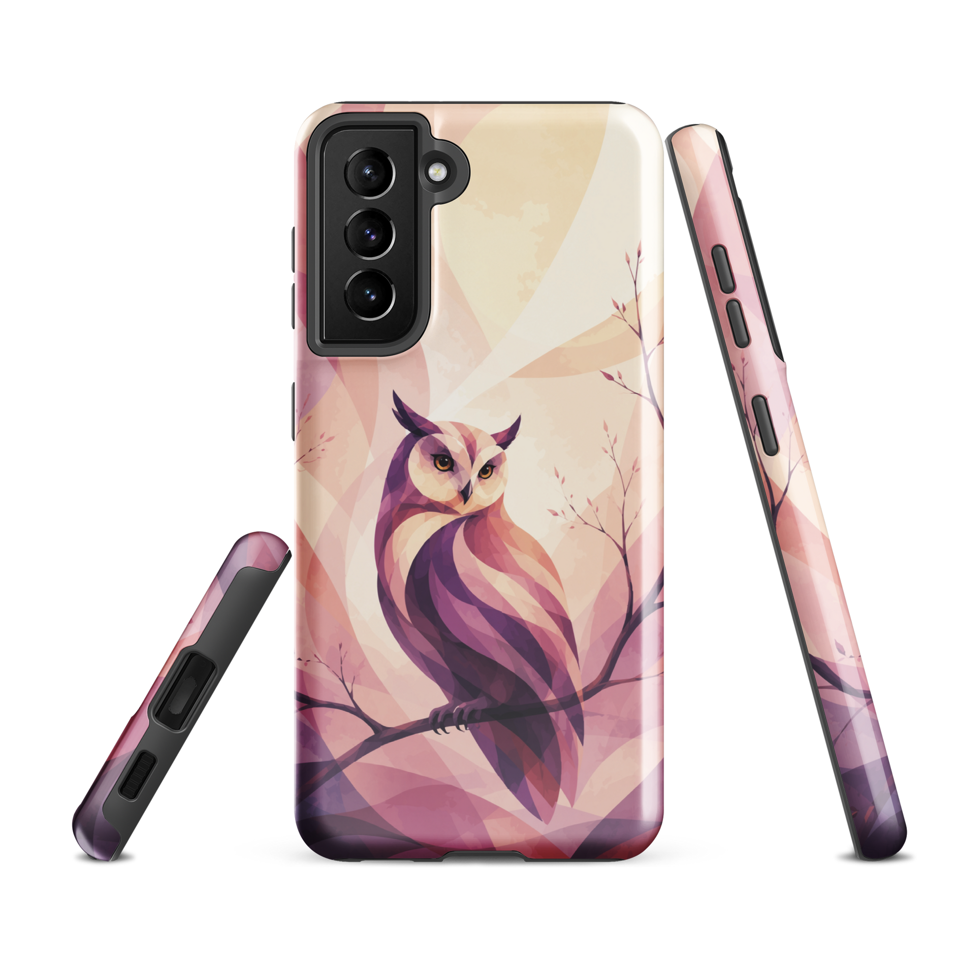 'Ruru' Samsung Galaxy S21 FE tough case - protective glossy case NZ Australia