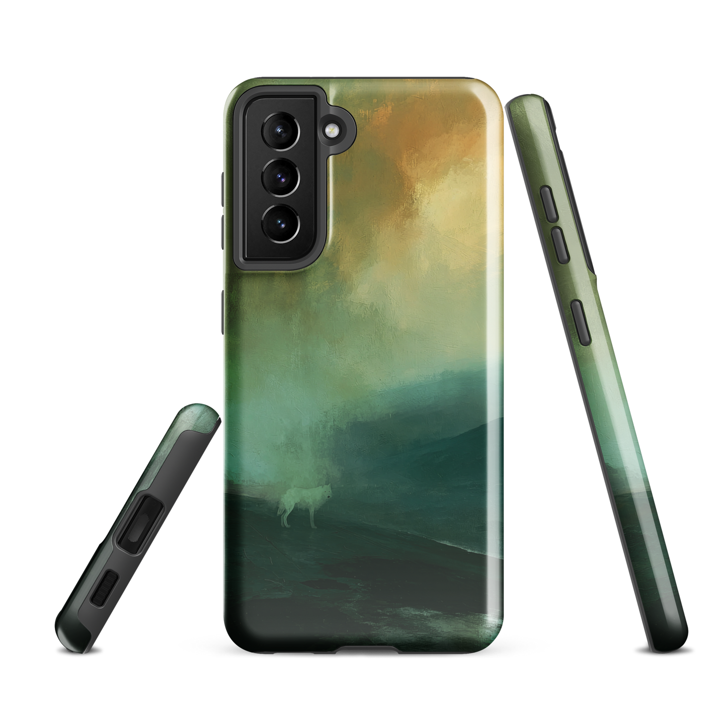 'Acid Rain' Samsung Galaxy S21 FE tough phone case - protective glossy case NZ Australia