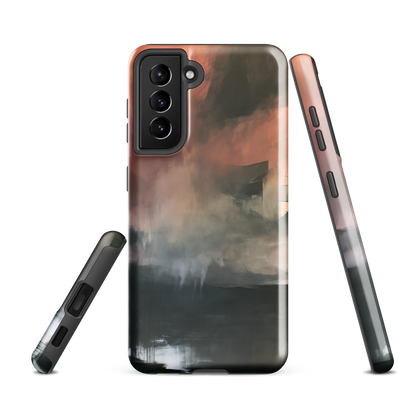 'Glass' Samsung Galaxy S21 FE tough phone case - protective glossy case NZ Australia
