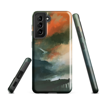 'Harbour' Samsung Galaxy S21 FE tough phone case - protective glossy case NZ Australia