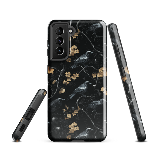 'Shadow' Samsung Galaxy S21 tough phone case - protective glossy case NZ Australia