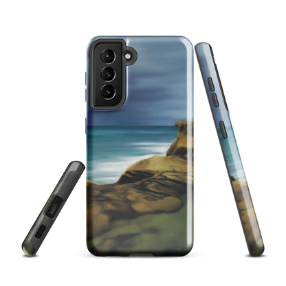 'Castle Point' Samsung Galaxy S21 tough phone case - protective glossy case NZ Australia