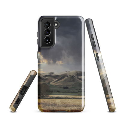 'Te Hauke' Samsung Galaxy S21 tough phone case - protective glossy case NZ Australia